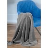 50" X 60" Pink Woven Cotton Throw Blanket with Fringe - 2 of 4