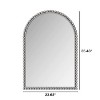 CAVINAS Retro Bathroom Mirror,Antique Silver Vanity Mirror,Wall Mirror with Iron Frame,Bathroom and Living Room Decor - 4 of 4