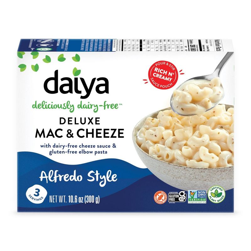 Daiya Dairy Free Gluten Free Deluxe Alfredo Style Cheezy Mac - 10.6oz, 1 of 9