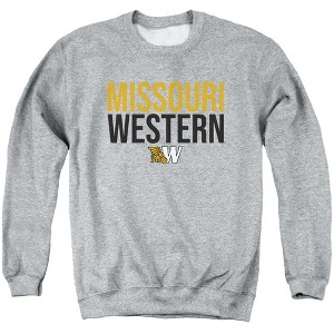 Missouri Western State University Official Stacked Adult Crewneck Sweatshirt - 1 of 4