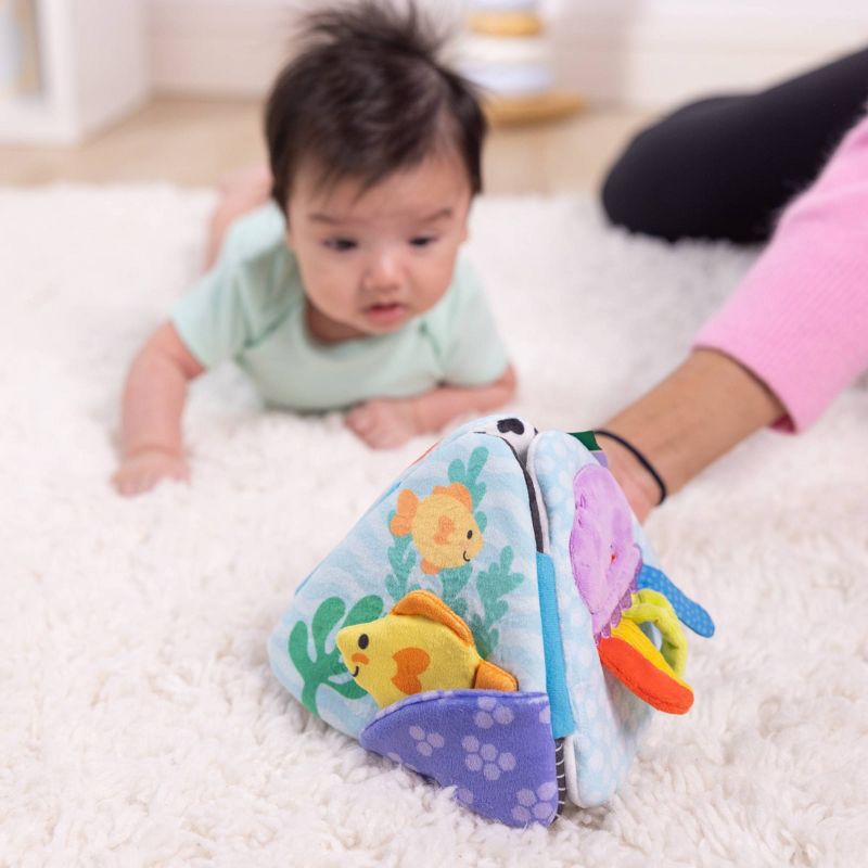 Melissa &#38; Doug Tummy Time Triangle Baby Learning Toy - Ocean, 6 of 11