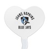 Johns Hopkins University Blue Jays Logo Heart Love Cupcake Picks Toppers Decoration Set of 6 - 2 of 4