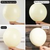PartyWoo Balloons Beige Cream Ivory 18 12 10 5 Inch 140 pcs - 3 of 4