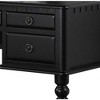 Royal Hampton Vanity Set Featuring Stool And Mirror Black - 2 of 3