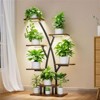 Plant Stand Indoor with Grow Lights,7 Tiered Metal Plant Shelf, 65" Tall Plant Stand,Large Vintage Plant Rack Display Shelves - 4 of 4