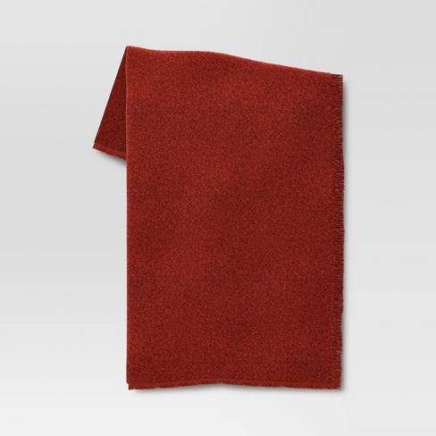 Burnt red throw blanket hot sale