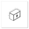 10500 Series Storage Cabinet with Doors, Two Shelves, 36" x 20" x 29.5", Pinnacle - 3 of 4