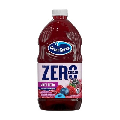 Ocean Spray Zero Sugar Mixed Berry Juice Drink 64 fl oz (Pack of 2)