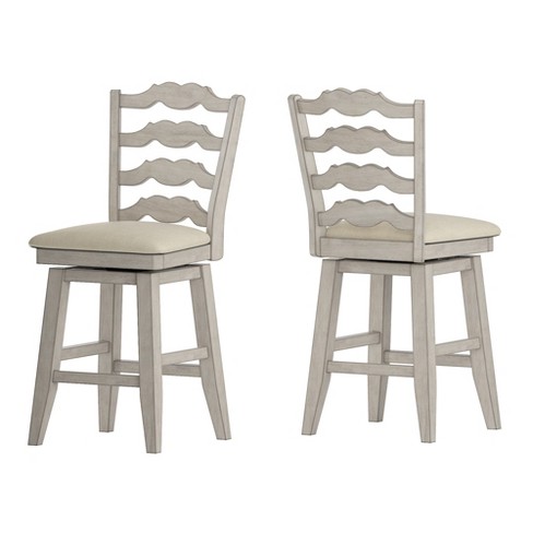 French country swivel online bar stools