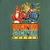 Women's - Rock 'Em Sock 'Em Robots - Rock Em Sock Robots Lightweight French Terry Wide Neck Long Sleeve Graphic Shirt - 2 of 4