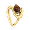 Ross-Simons 1.80 Carat Smoky Quartz Swirl Ring in 18kt Gold Over Sterling Size 7 - 3 of 4