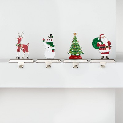 4pk Classic Christmas Icons Stocking Holder - Wondershop™