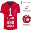 Football Jersey Crimson and White 13 X 19 Polyester Outdoor Hanging Garden Flag - 2 of 2