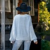Women's Chic Off-Shoulder Striped Sweater - Cupshe - 3 of 4