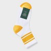 Women's Game Day Varsity Stripe Ribbed Cushioned Mid Crew Socks - Wild Fable™ - 2 of 3