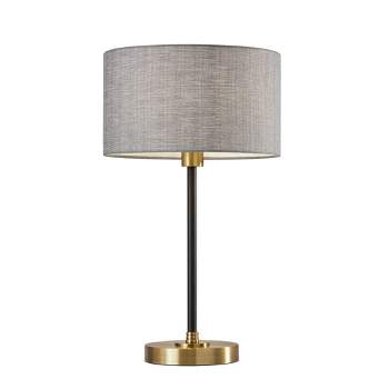 24" Bergen Collection Table Lamp Black - Adesso