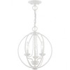 Livex Lighting Arabella 3 - Light Chandelier in  White - 3 of 3
