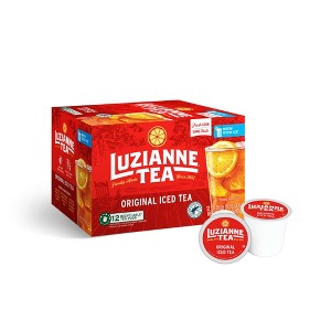 Luzianne Unsweet Tea Single Serve Cups, 12 Count, 2.11 oz - 1 of 4