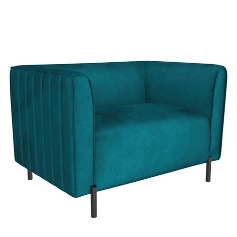 Green velvet best sale chair target