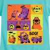 Girls' - Disney - Halloween Movie Grid Fitted Short Sleeve Graphic T-Shirt - 2 of 4