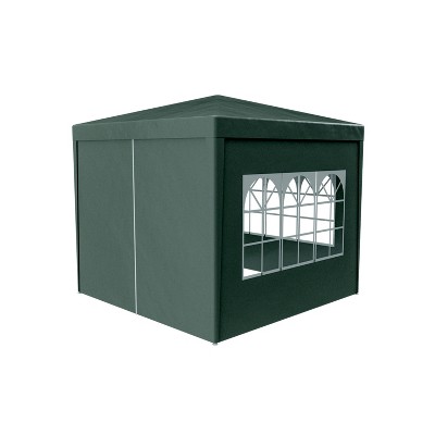 10'x10' Party Tent, Commercial Gazebo Tent With 4 Removable Walls, Windows, Zipper Door, Portable Canopy Tent