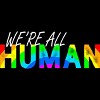Adult Design By Humans We're All Human Rainbow Pride By JuTrading Tank Top - 2 of 2