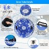 iMountek"47" Inflatable Snow Tube for Kids & Adults, Heavy Duty 0.6mm, Dual Handles, 374lbs Capacity"Blue - 3 of 4