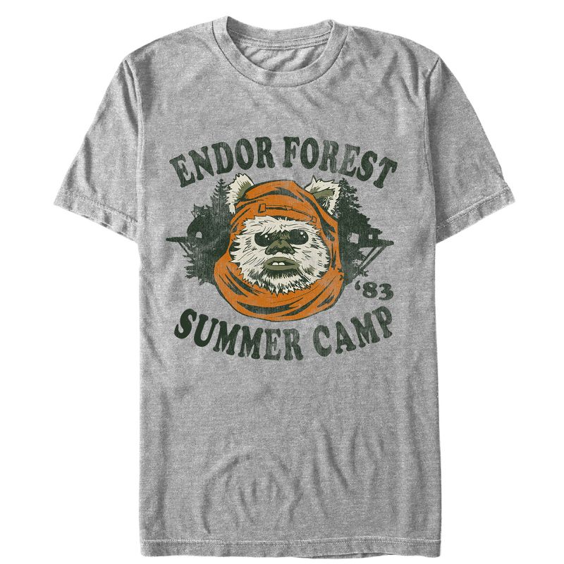 Men's Star Wars Ewok Summer Camp T-Shirt, 1 of 6