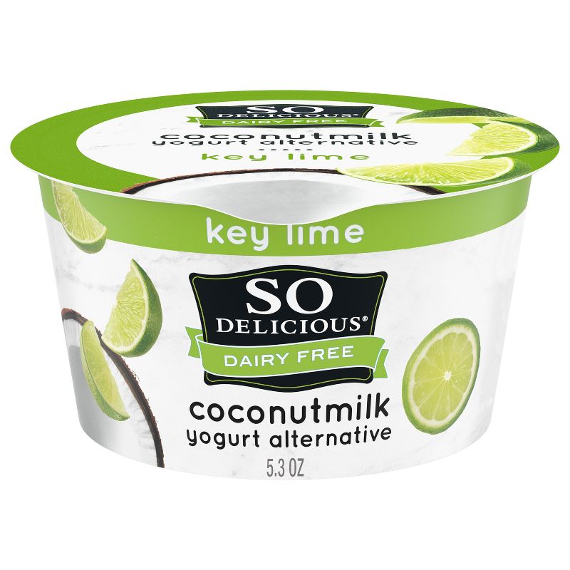 So Delicious Dairy Free Key Lime Coconut Milk Yogurt - 5.3oz Cup, 1 of 9