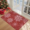 COZONY Washable Christmas Area Rug, Soft Non-Shedding Indoor Carpet with Snow Print, Foldable Low Pile Floor Mat for Living Room, Bedroom, Decor - 2 of 4