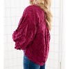 Women's Jayne Lace Bubble Sleeve Blouse - Fate - 3 of 3