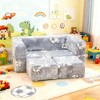 Hooseng Modular Sofa, Folding Game Sofa, Convertible Sofa Furniture, Lazy Boy Sofa, Foam Block Game Sofa for Game Rooms - 2 of 4