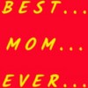 Women's Design By Humans Best Mom Ever Text By swaise Racerback Tank Top - 2 of 2