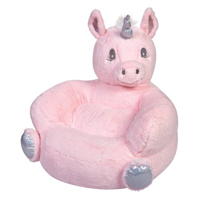 animal plush chair unicorn