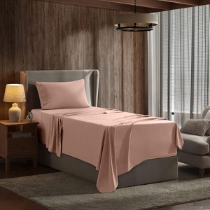 Nestl 4 Piece Bed Sheet Set, Deep Pocket Extra Soft Microfiber Sheets - 1 of 4