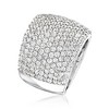 Ross-Simons 3.60 ct. t.w. Pave CZ Wide Ring in Sterling Silver - 3 of 4