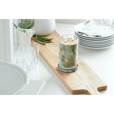 Sage & Citrus Soy Scented Tumbler Candle with Brushed Tin Lid