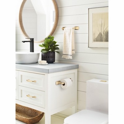 Champagne Bronze Wall Mounted Towel Bar