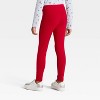 Girls' Solid Ribbed Leggings - Cat & Jack™ - 2 of 3