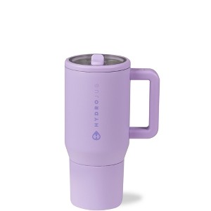 HydroJug Traveler - Water Bottle with Handle & Flip Straw - Leak Resistant Tumbler, Insulated, Stainless Steel & Rubber Base - 1 of 4