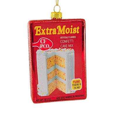 Cody Foster 3.75 In Cake Mix Moist Dessert Tree Ornaments