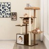 Tangkula Cat Tree Tower Multi-level Activity Center Furniture w/ Condo & Swing Tunnel - 4 of 4