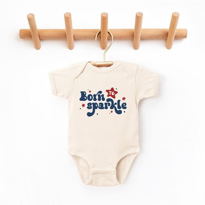 The Juniper Shop Born To Sparkle Baby Bodysuit