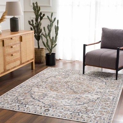 Hauteloom Hiti Cream Flat Pile Washable Rug