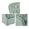 NicBex Polyester Swivel Accent Chair,Upholstered Swivel Living Room Chairs with Button Tufted Back,Cozy Armchair,Accent Chairs for Living Room - 4 of 4