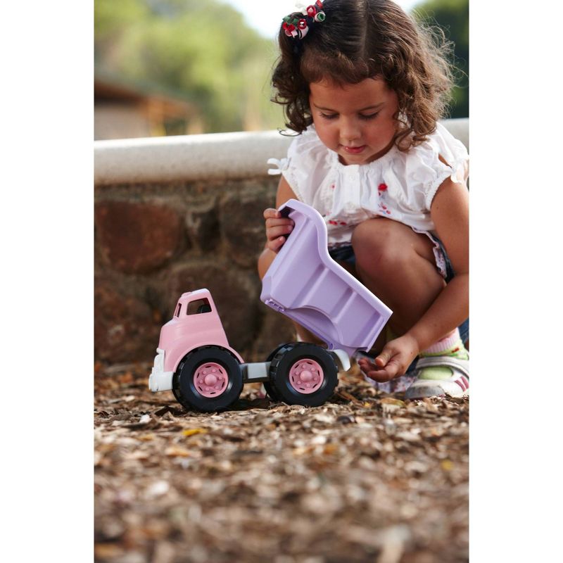Green Toys Dump Truck - Pink, 6 of 10