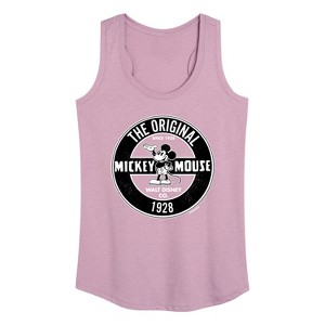 Women's - Disney - Mickey Mouse Original Badge Graphic Racerback Tank - 1 of 4