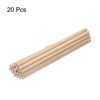 Unique Bargains Arts Garden Christmas Decoration Round Natural Wood Sticks 20 Pcs - 3 of 4