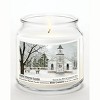 Courtside Market Christmas Chapel Winter Cranberry 12.8oz Soy Wax Candle Glass Jar with Brushed Silver Metal Lid - 2 of 3