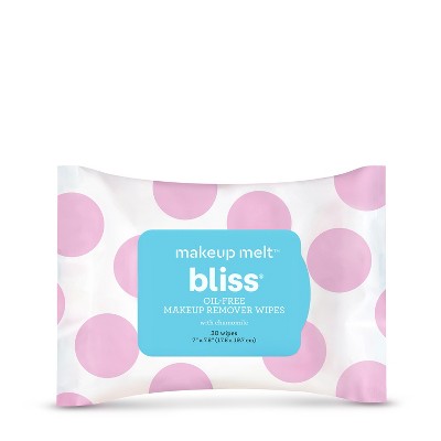 Bliss Makeup Melt Oil-Free Makeup Remover Wipes - 30ct